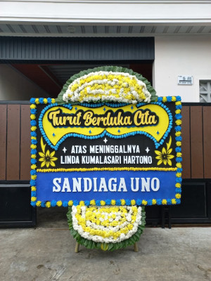Papan Bunga Duka di Sabaru